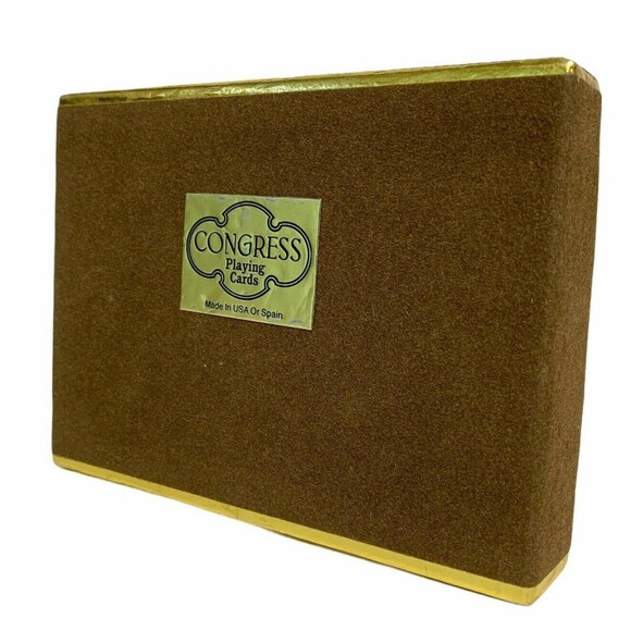 Vintage Congress Playing Cards Boxed Set Double Deck Williamsburg Capital - Picture 3 of 6